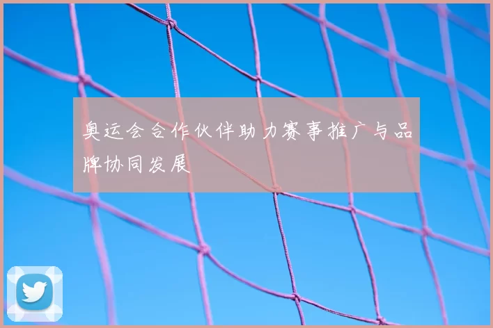 奥运会合作伙伴助力赛事推广与品牌协同发展