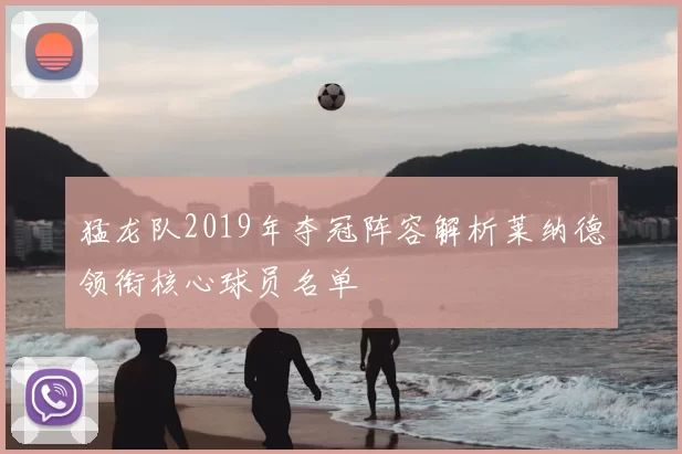 猛龙队2019年夺冠阵容解析莱纳德领衔核心球员名单